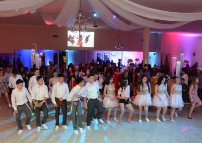 Garden Tuscana Reception Hall event in Mesa showing Quinceanera dance party