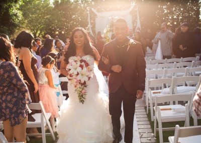 Just Married Krystyna and Adam at Garden Tuscana Reception Hall