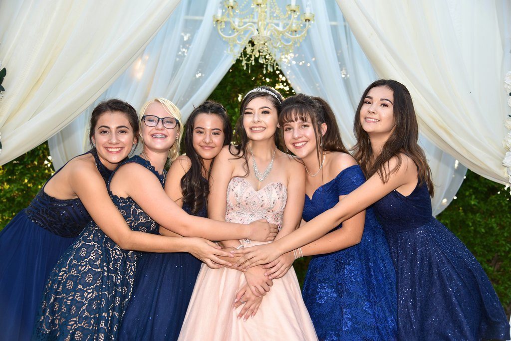 Garden Tuscana Reception Hall event in Mesa showing Quinceanera with up to 500 guests.